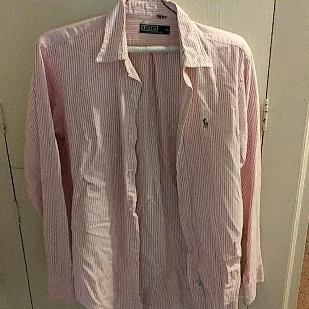 Polo long sleeve shirt button up
